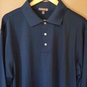 Peter Millar Long Sleeve Golf Polo LT